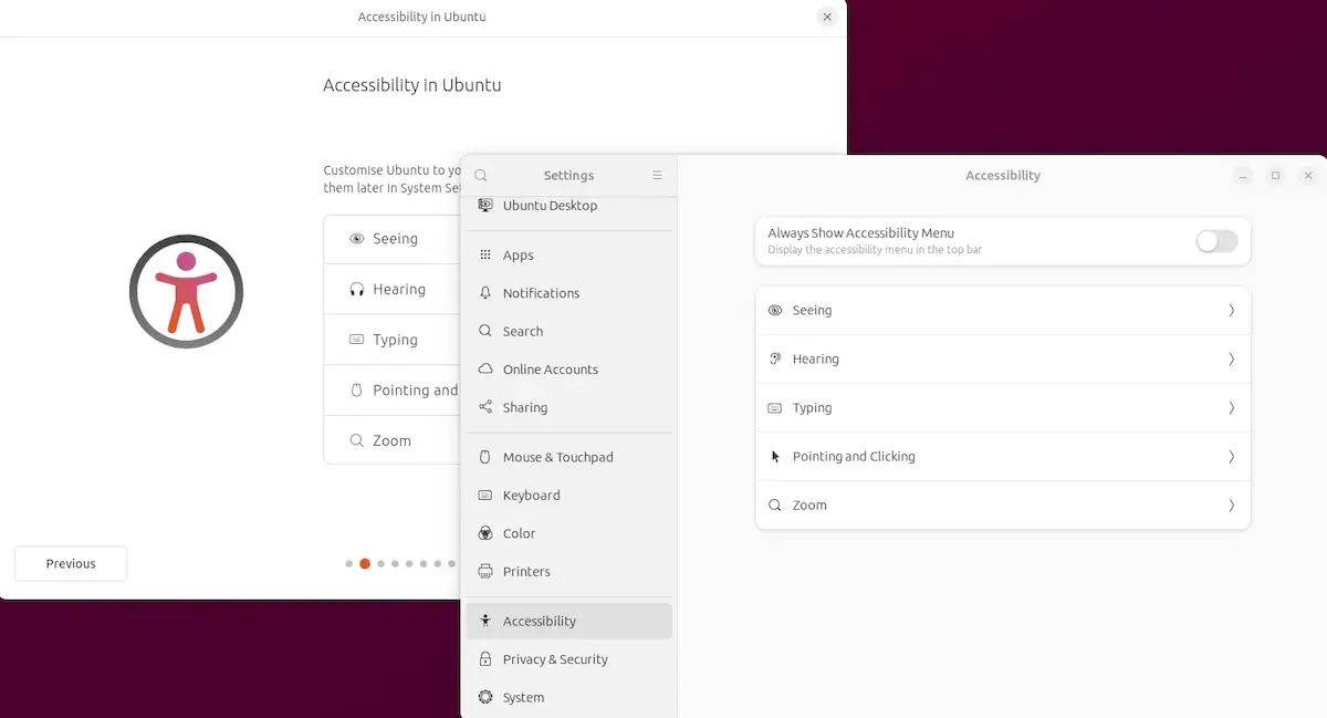 Ubuntu Desktop Installer ganhou vários recursos de acessibilidade