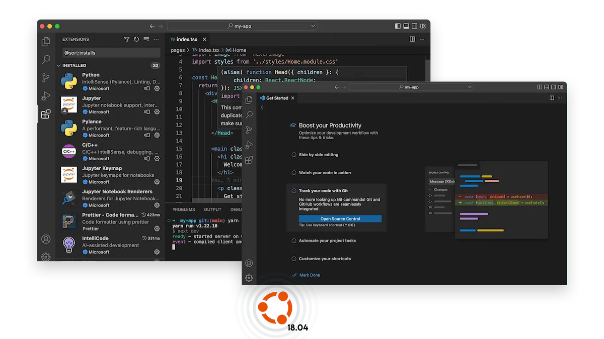 VS Code funcionará com Ubuntu 18.04 até 2025