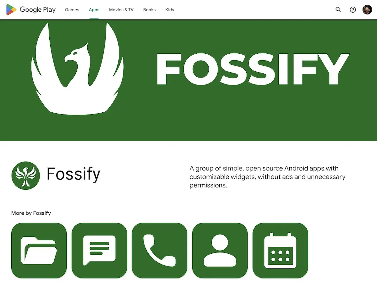 Apps Fossify continuam de onde o Simple Mobile Tools parou