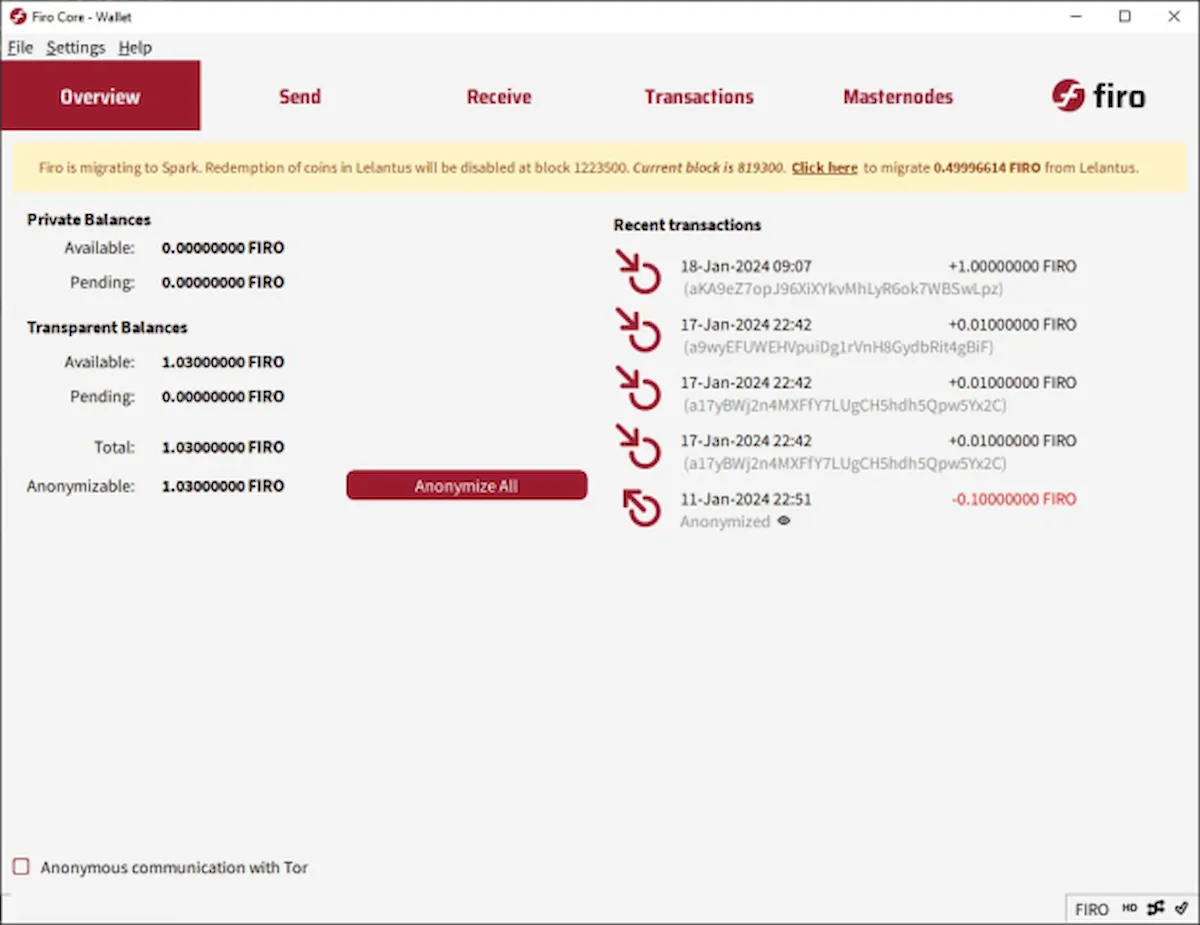 Como instalar a carteira Firo no Linux via Flatpak