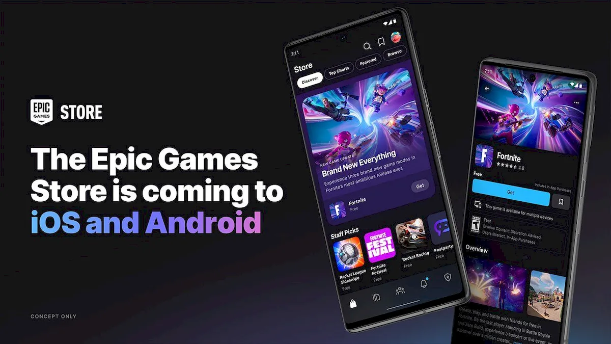 Epic Games Store está chegando ao Android e iOS