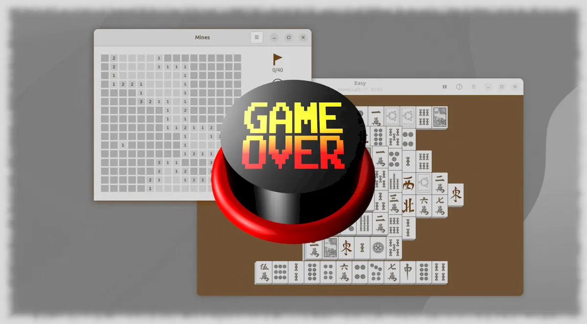 Game Over para o GNOME Games no Ubuntu 24.04?