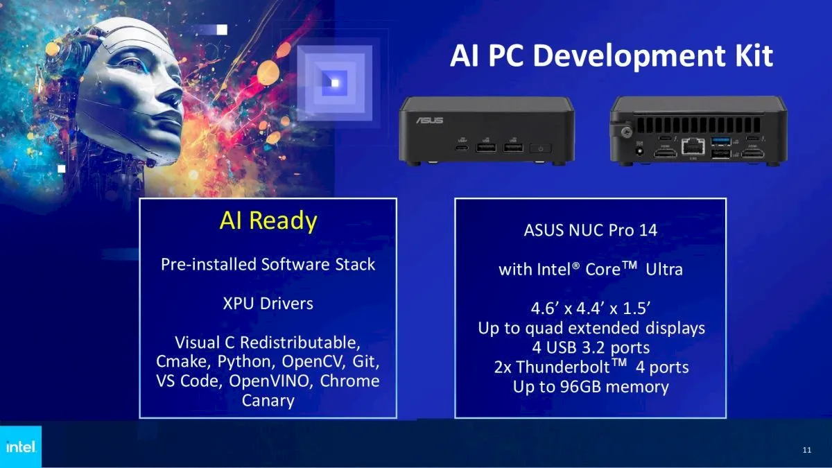 Intel quer que os desenvolvedores foquem nos novos PCs com IA