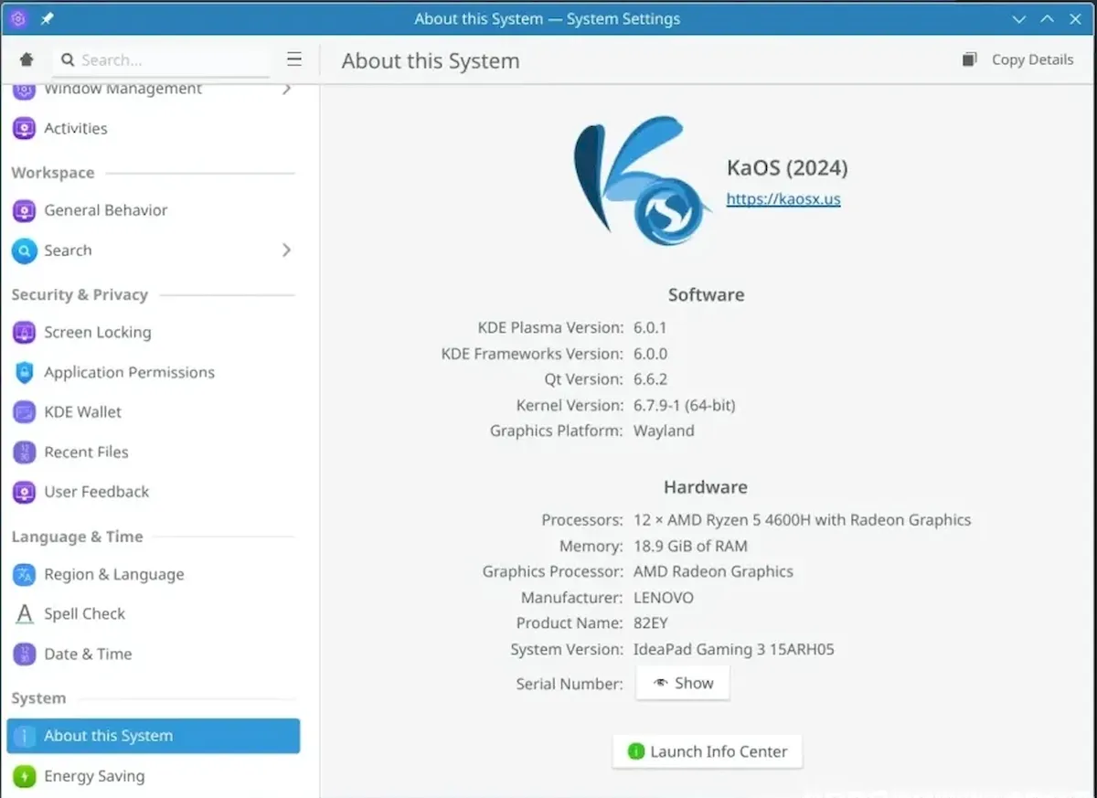 KaOS 2024.03 lançado com o KDE Plasma 6.0.1, e mais