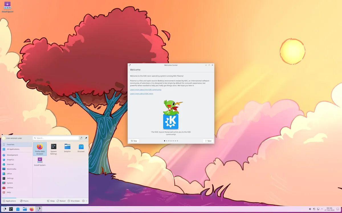 KDE neon 20240228 lançado com KDE Plasma 6, e muito mais