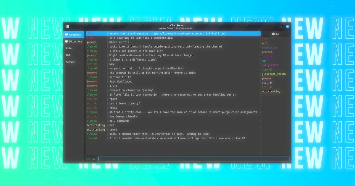 Linux Mint está construindo um novo app de chat para desktop