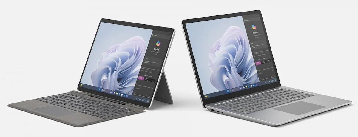 Microsoft lançou o Surface Pro 10 e Surface Laptop 6 for Business