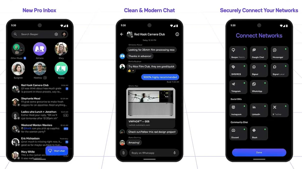 Novo app da Beeper é um mensageiro universal sem iMessage