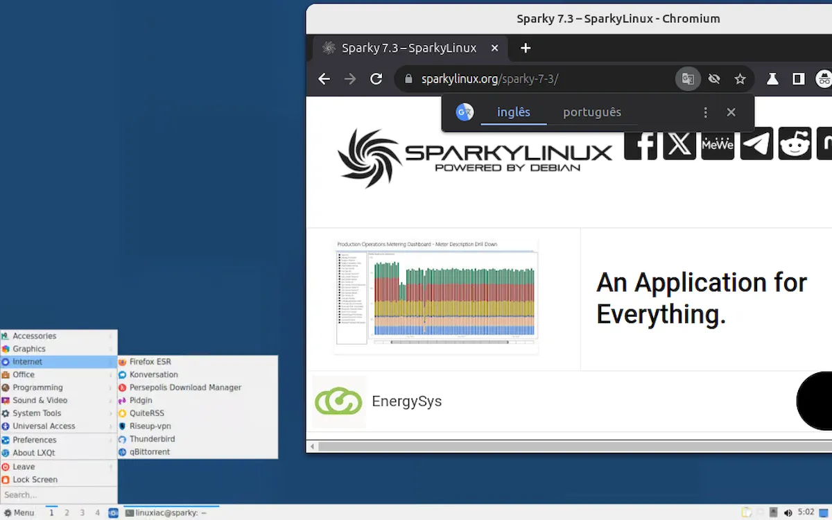 SparkyLinux 7.3 lançado com KDE Plasma 5.27.5 e kernel 6.1 LTS