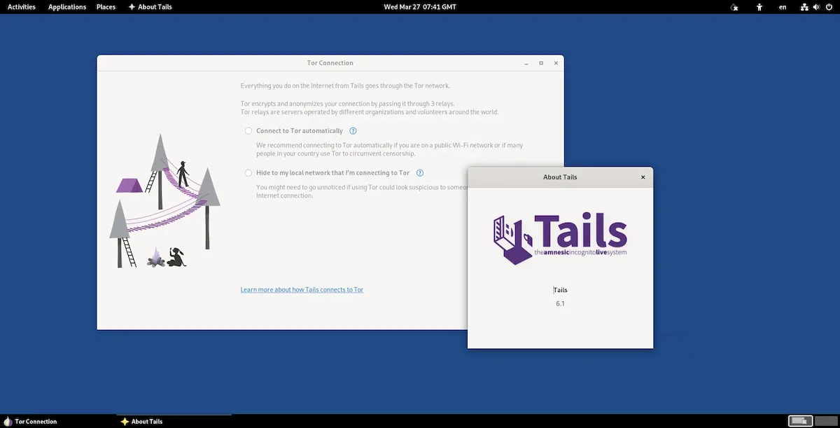Tails 6.1 lançado para mitigar as vulnerabilidades RFDS