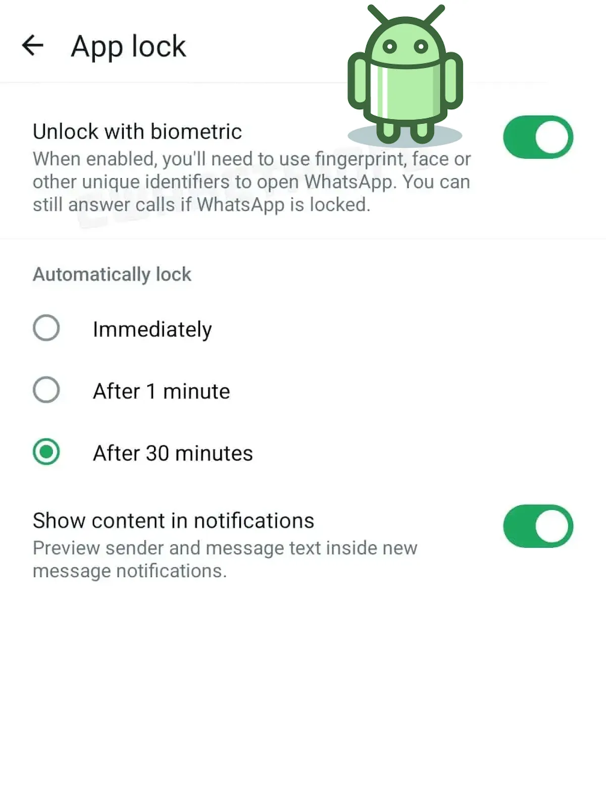 WhatsApp aumentará as opções de autenticação no Android