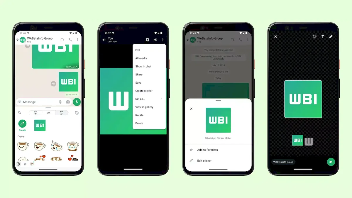WhatsApp para Android ganhou um criador de figurinhas nativo