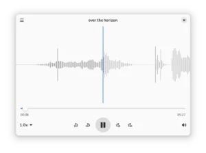 Como instalar o reprodutor de áudio Decibels no Linux via Flatpak
