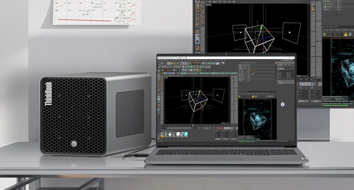 Dock de GPU ThinkBook TGX da Lenovo já está disponível na China