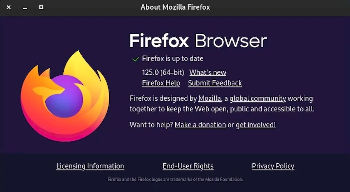 Firefox 125.0.1 foi lançado no lugar do Firefox 125