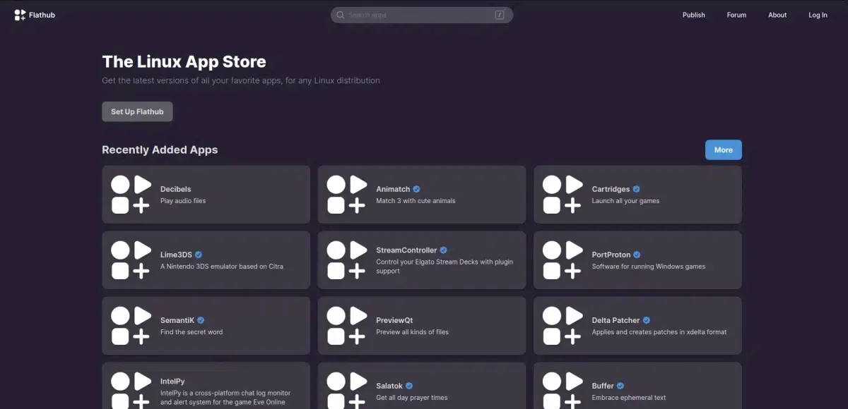 Flathub atualizou a interface de seu site 3 Flathub atualizou a interface de seu site