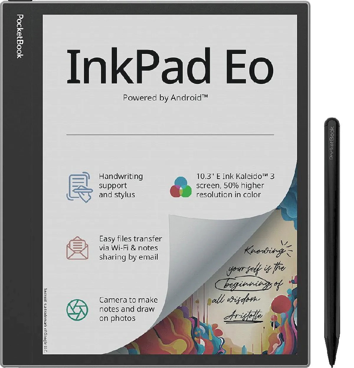 PocketBook InkPad Eo, um tablet E Ink Color com suporte a caneta