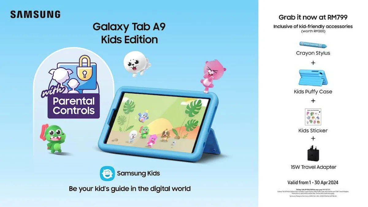 Samsung Galaxy Tab A9 Kids Edition, um tablet para crianças