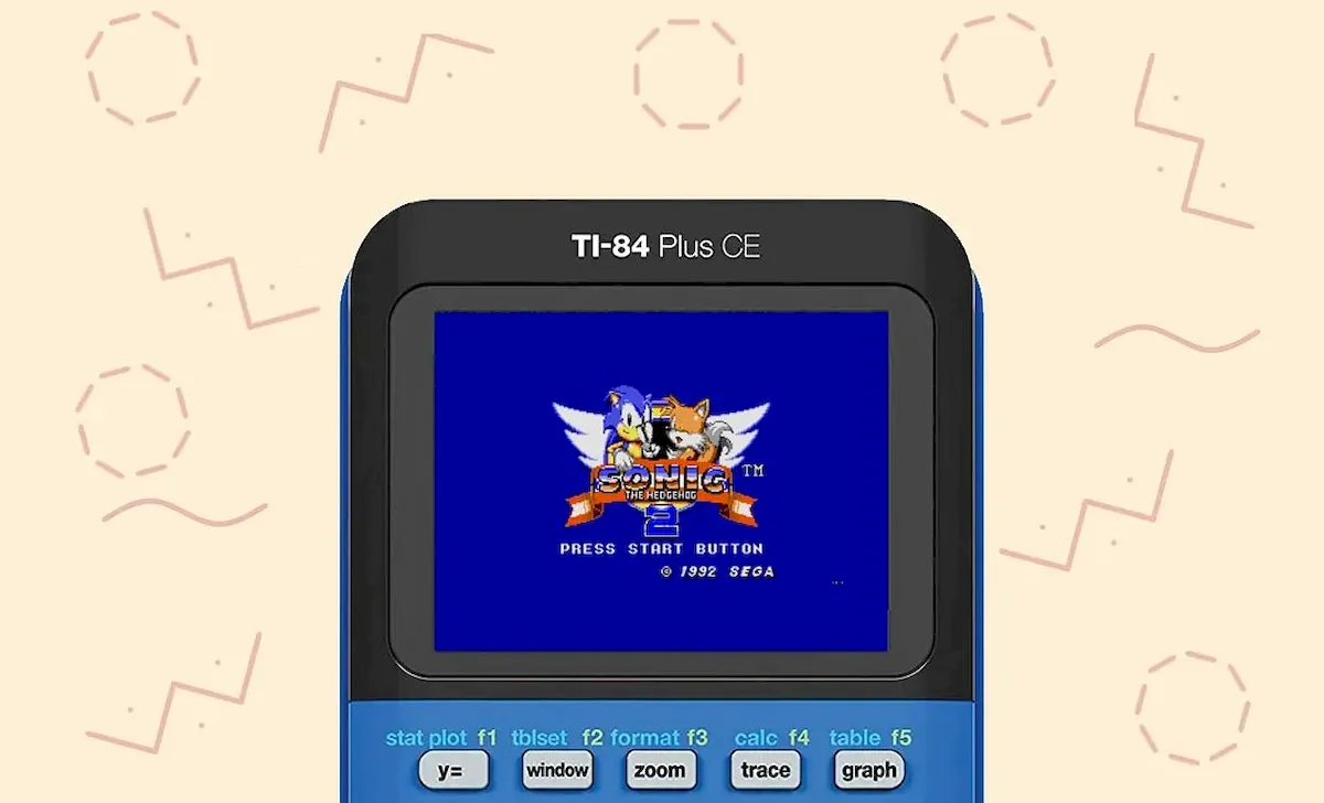 Sonic the Hedgehog 2 já roda na calculadora TI-84 Plus CE