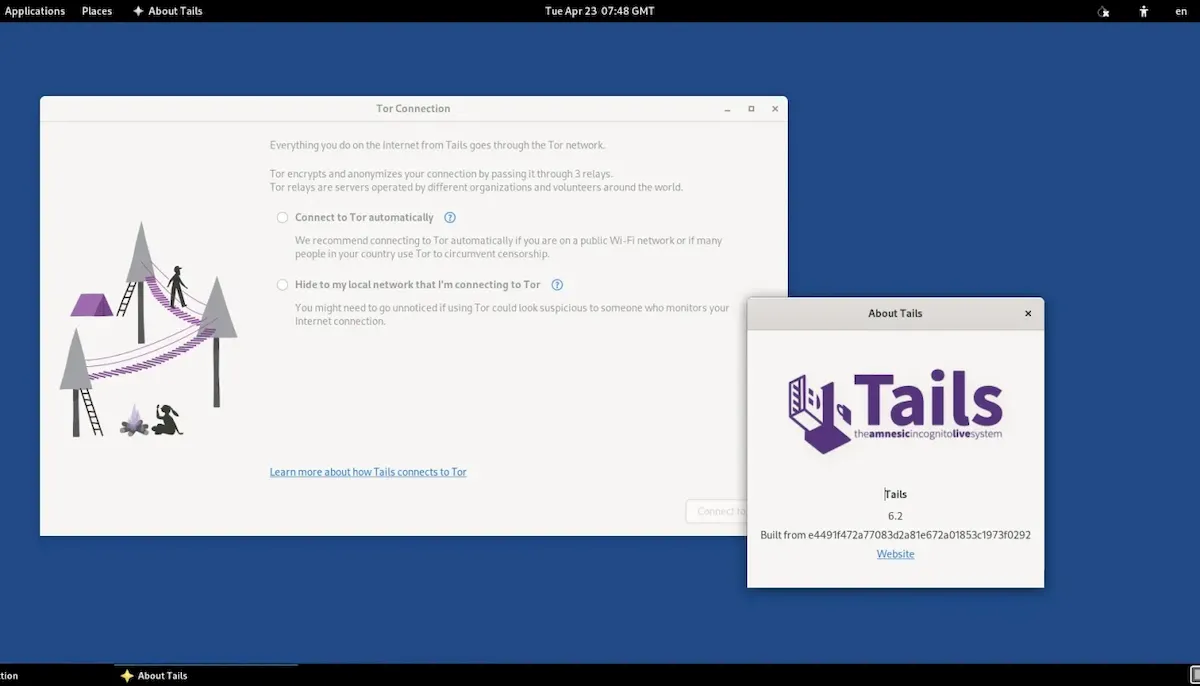 Tails 6.2 lançado com melhora na mitigação da falha Spectre v4