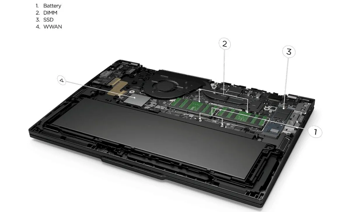 ThinkPad T14 Gen 5 mais fáceis de reparar já estão disponíveis 4 ThinkPad T14 Gen 5 mais fáceis de reparar já estão disponíveis