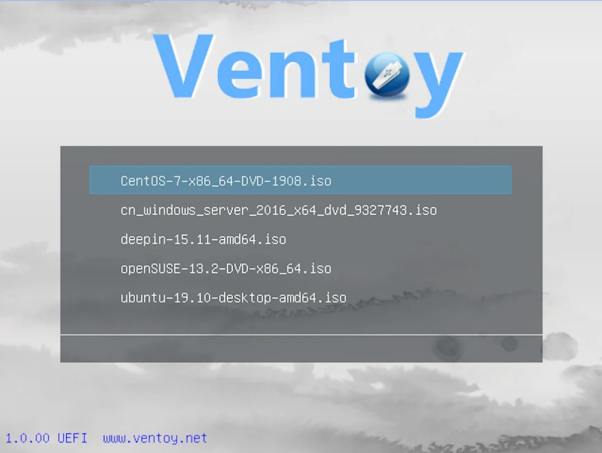Ventoy 1.0.97 lançado com suporte para o FreeBSD 14, e mais