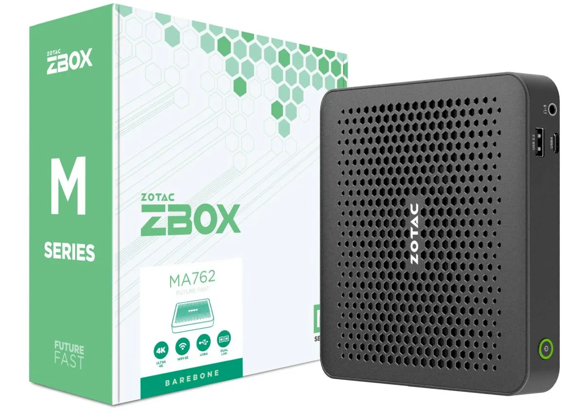 ZBOX edge MA762, um desktop compacto com Ryzen 7 7840HS