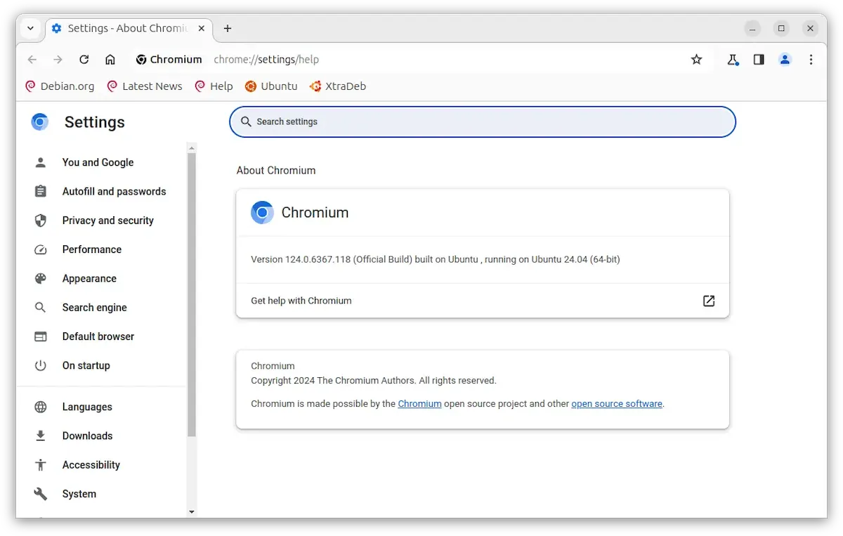 Como instalar o Chromium no Ubuntu 24.04 e 22.04 via deb