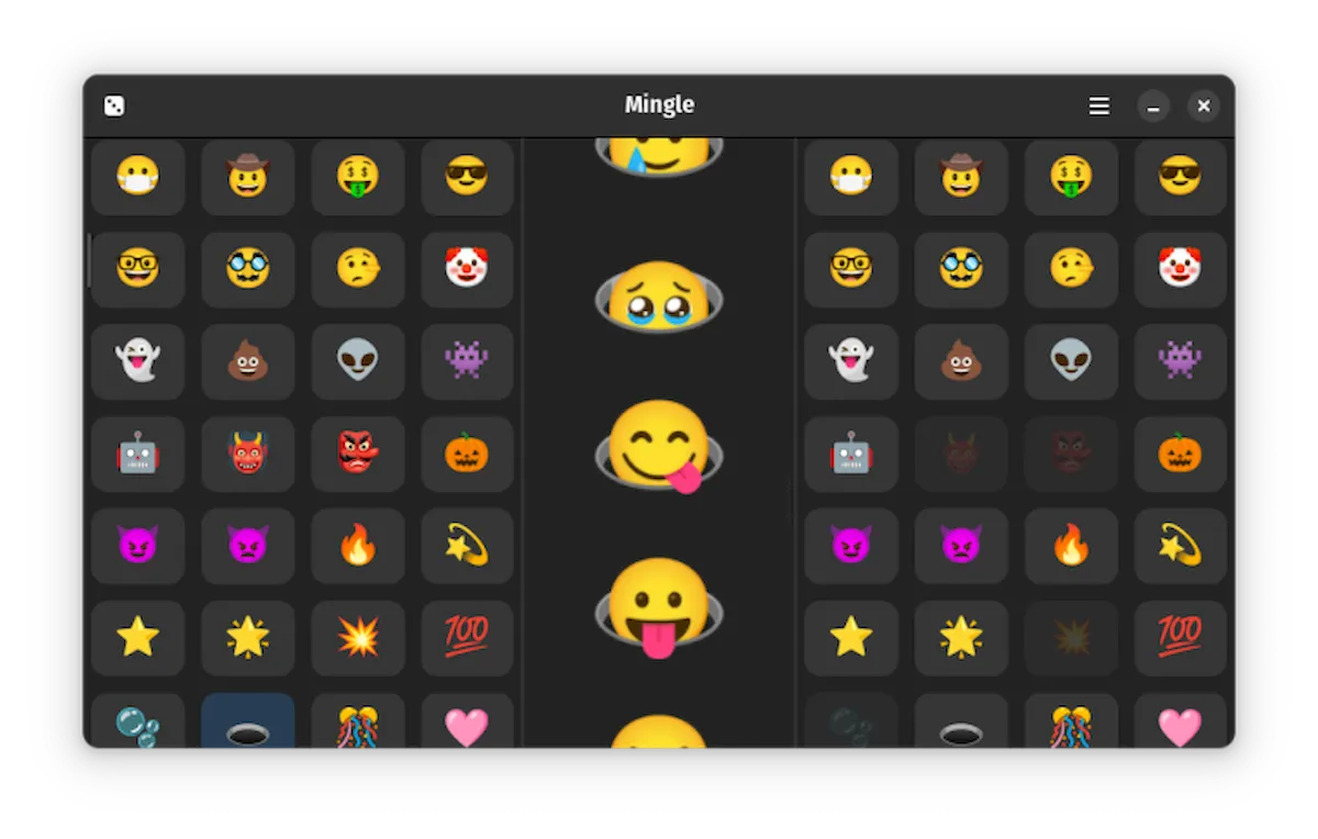 Como instalar o combinador de emojis Mingle no Linux via Flatpak