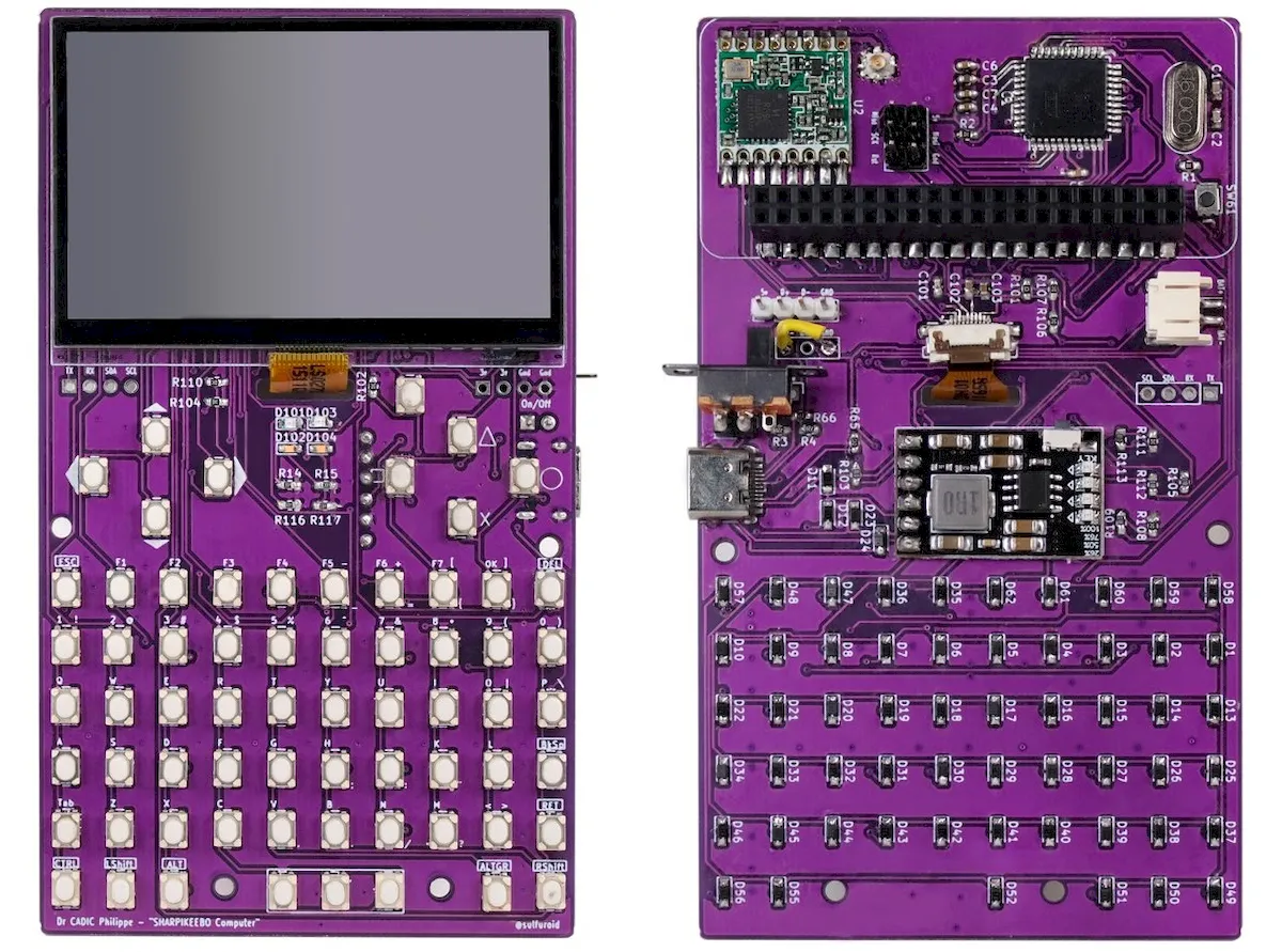 PC de bolso ShaRPiKeebo está quase pronto para ser enviado