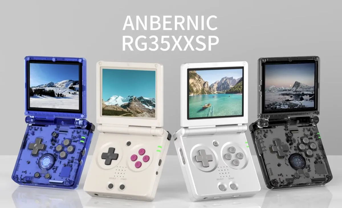 RG35XXSP, o console de jogos Game Boy Advance SP da Anbernic