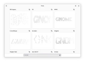 Como instalar o conversor ASCII Calligraphy no Linux via Flatpak