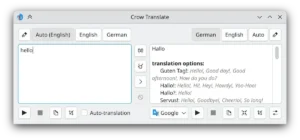 Como instalar o tradutor Crow Translate no Linux via Flatpak