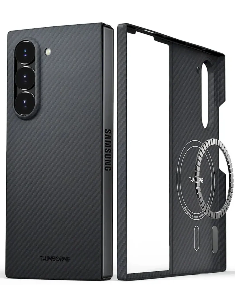 Lançadas capas de fibra de aramida para o Galaxy Z Flip e Fold 6 3 Lançadas capas de fibra de aramida para o Galaxy Z Flip e Fold 6