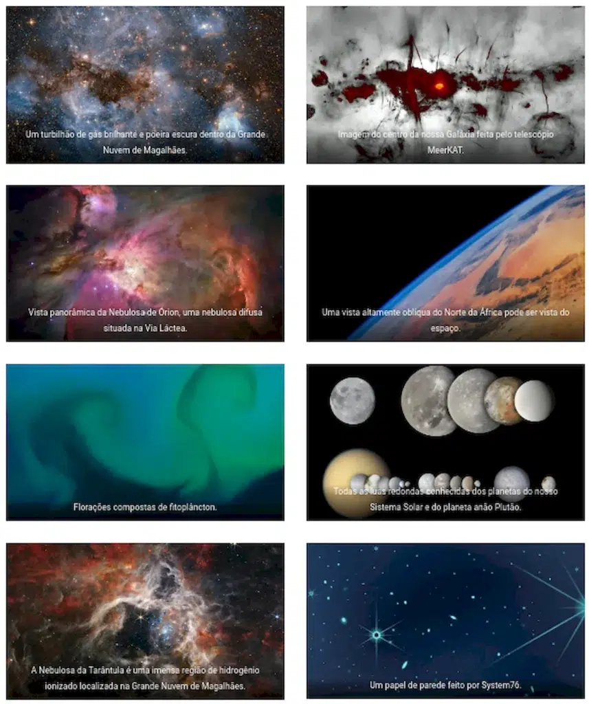 Lançados os papéis de parede oficiais do COSMIC Desktop 3 papéis de parede oficiais do COSMIC Desktop