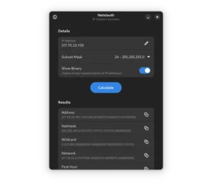 Como instalar o calculador de sub-rede Netsleuth no Linux via Flatpak
