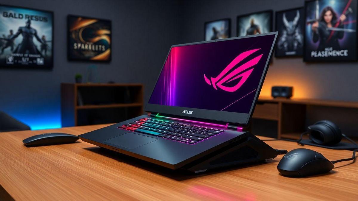ASUS Está Anunciando um Novo Laptop Gamer ROG Strix com RGB