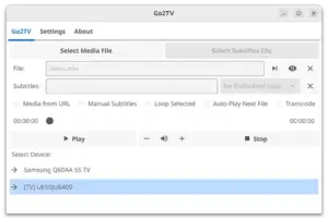 Como instalar o streamer Go2TV no Linux via Flatpak