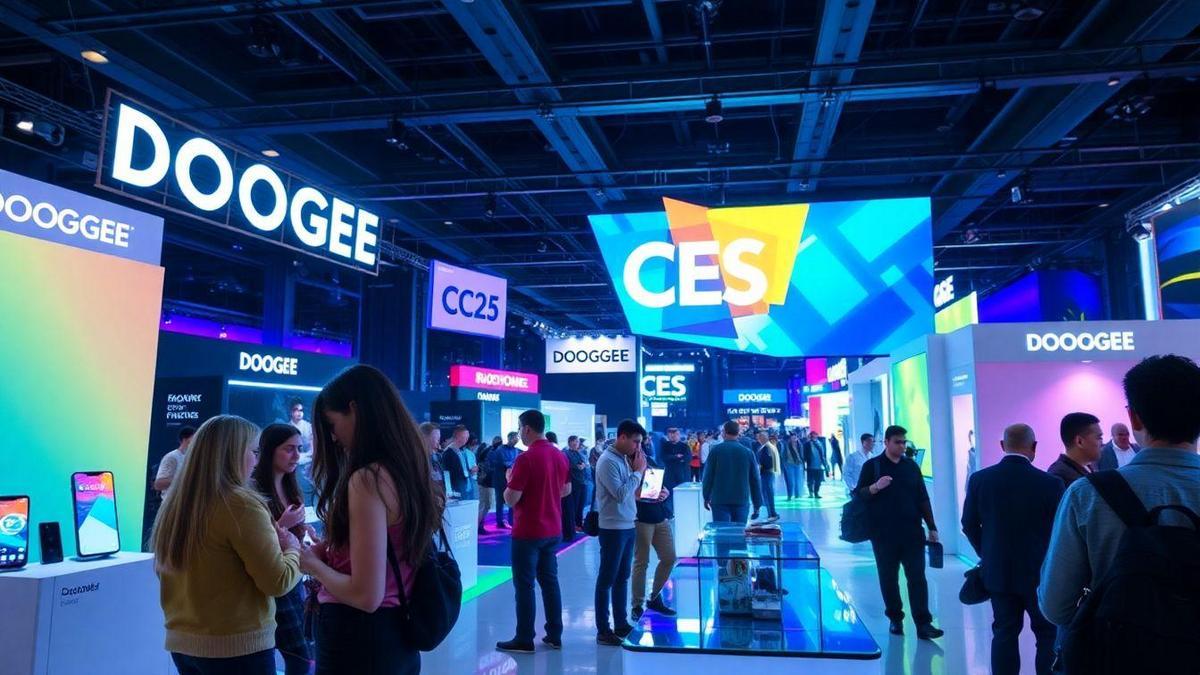 DOOGEE Apresenta Eletrônicos Inovadores na CES 2025 em Las Vegas