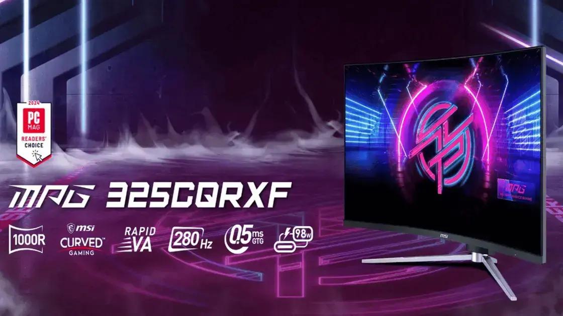 MSI MPG 325CQRXF: O Monitor de 31.5″ com 280Hz e HDR