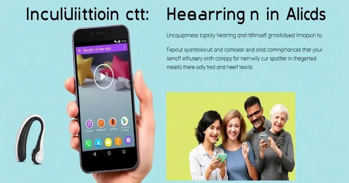 A Inclusão de Aparelhos Auditivos no Android