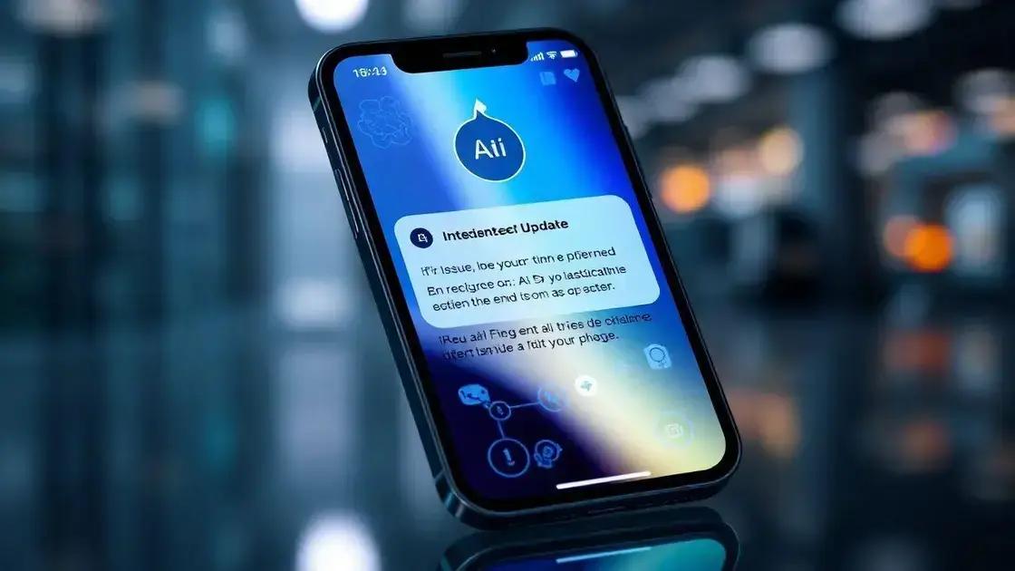 Atualização iPhone: Solução para Problemas de IA em Duas Semanas