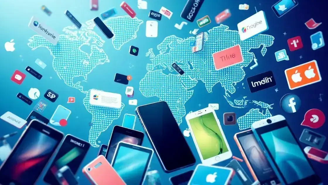 Crescimento do Mercado Global de Smartphones Crescimento do Mercado Global de Smartphones