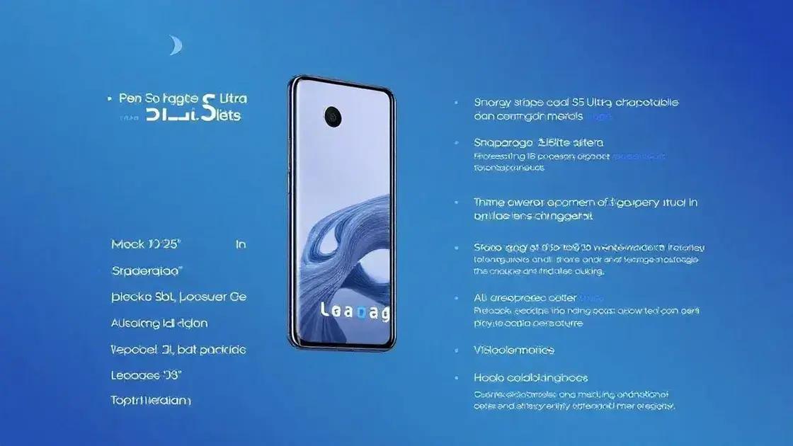 Especificações e Recursos do Galaxy S25 Ultra