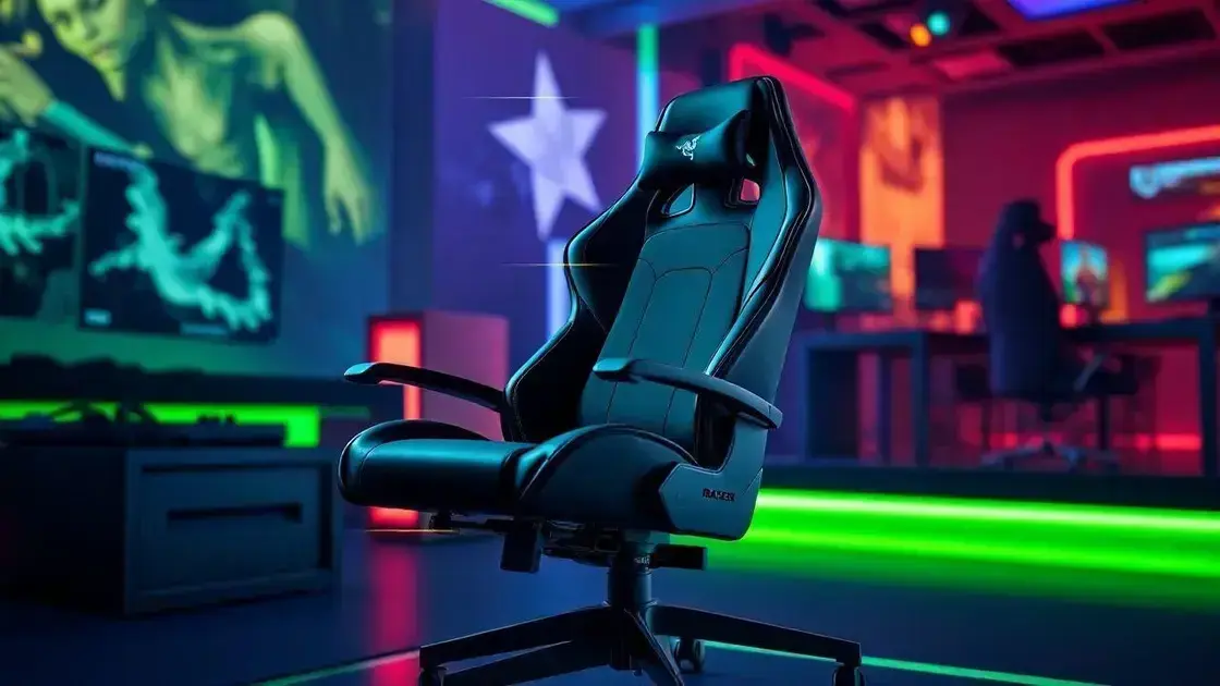 Inovações da Cadeira Gamer Razer Inovações da Cadeira Gamer Razer
