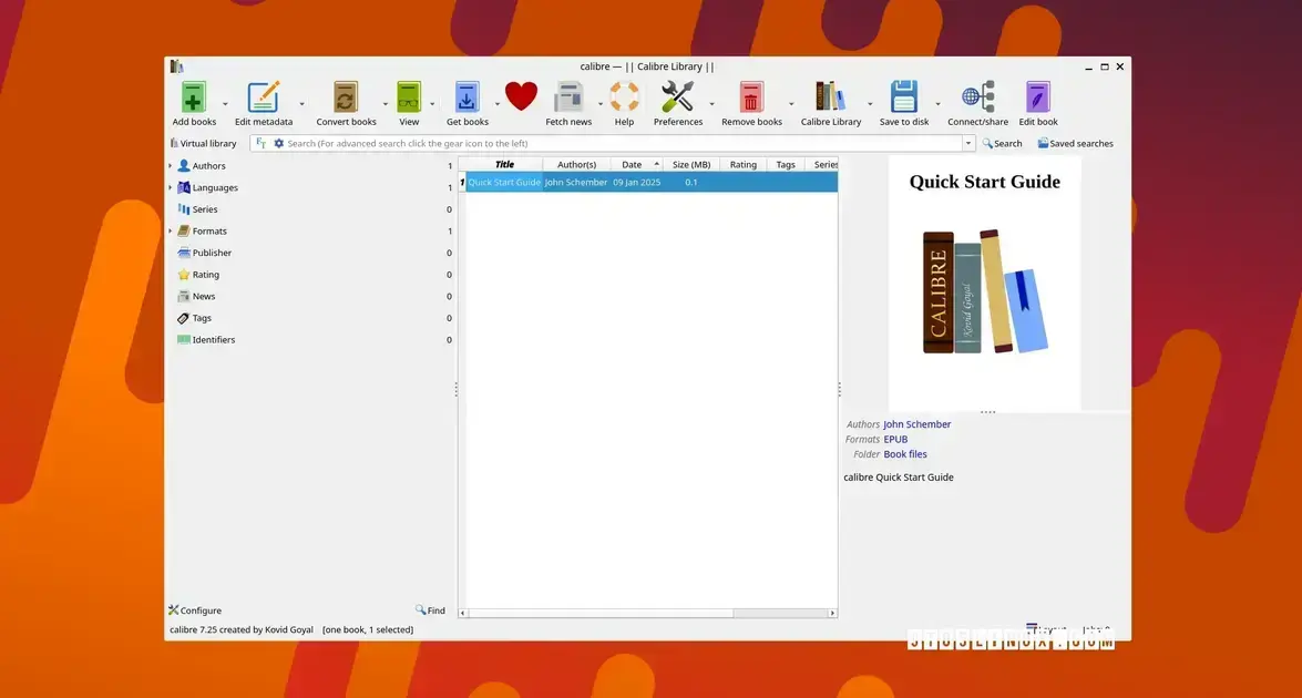 Calibre 7.25: Importando Arquivos KFX de Dispositivos Kindle