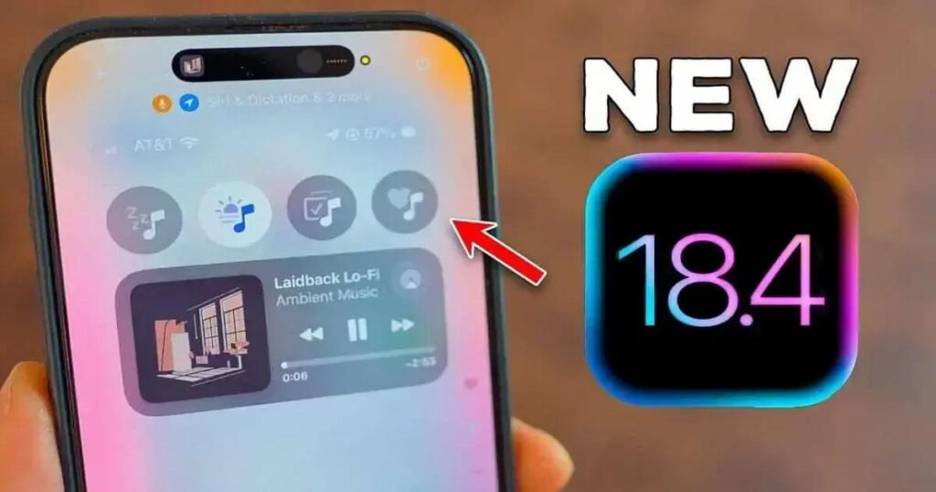 Descubra a nova funcionalidade de Música Ambiental no iOS 18.4!