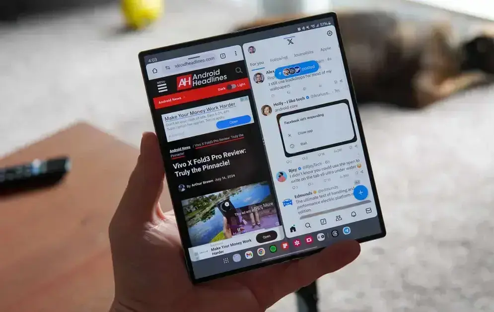 Galaxy Z Fold 7 e Flip 7: Displays Extremamente Eficientes