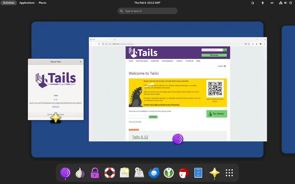 Tails 6.12 Atualização: Novidades e Correções de Segurança Essenciais