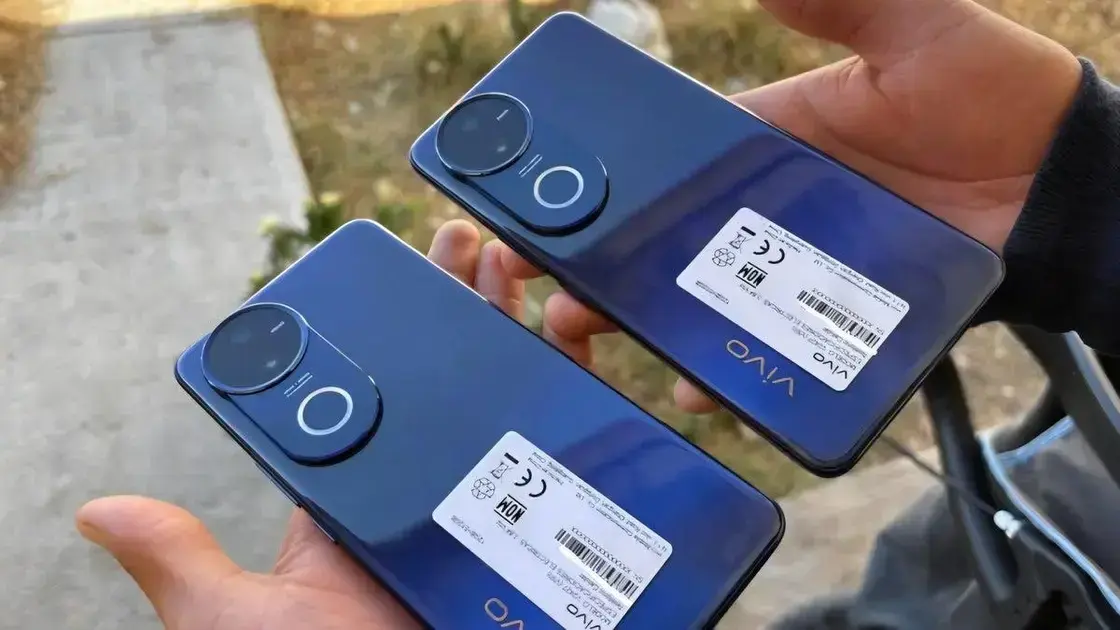 Vivo V50: Imagens Reais da Edição Starry Blue